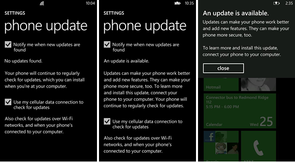 Mini aktualizacja WP7 – to jeszcze nie ‚NoDo’