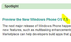 Mango czyli Windows Phone 7.5