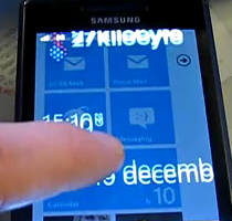 Przeźroczysty ekran blokowania w WP7