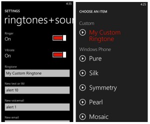 WP7 Mango wprowadzi obsługę własnych dzwonków