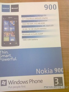 Nokia 900 Ace – specyfikacja wyciekła