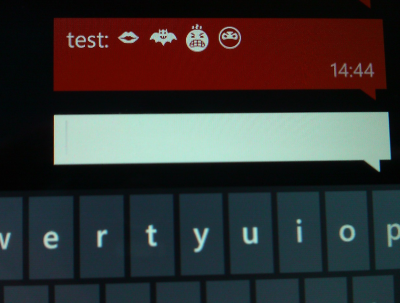 Emotikony w Windows Phone